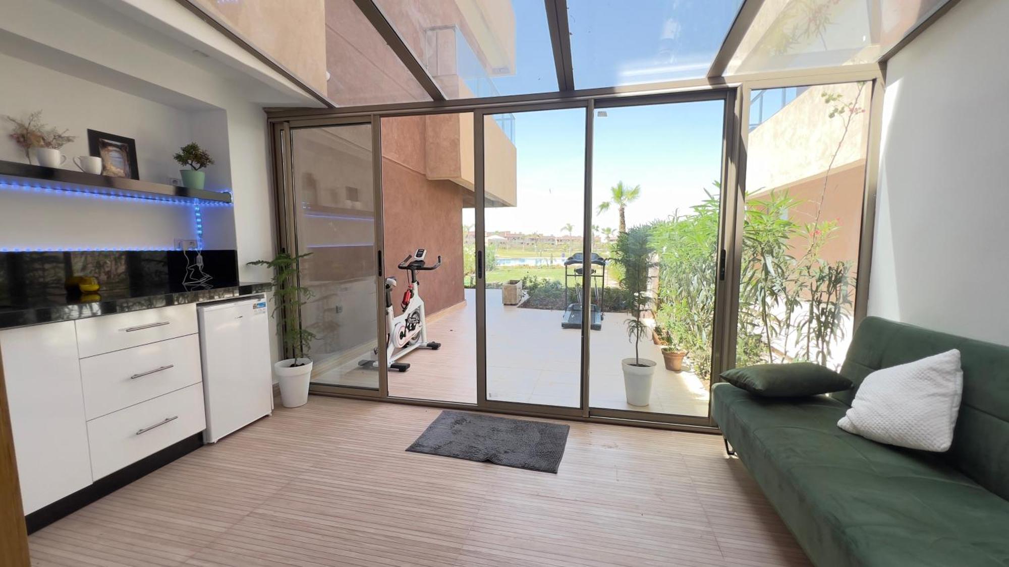 Appartement De Luxe Avec Jardin Vue Sur La Piscine Golf Securise 24H Sur 24 A 5 Minutes De L Aeroport Marrakesh Exteriör bild