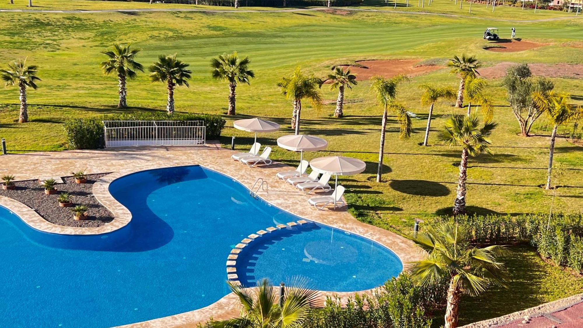 Appartement De Luxe Avec Jardin Vue Sur La Piscine Golf Securise 24H Sur 24 A 5 Minutes De L Aeroport Marrakesh Exteriör bild